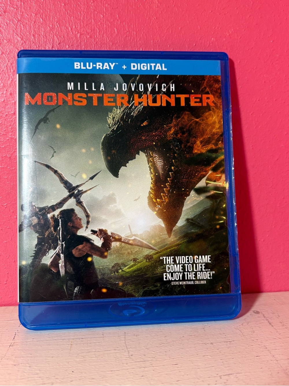 Monster Hunter DVD Blu-ray GUC Milla Jovovich Video Game Movie TI PG-13 2020 Fun
